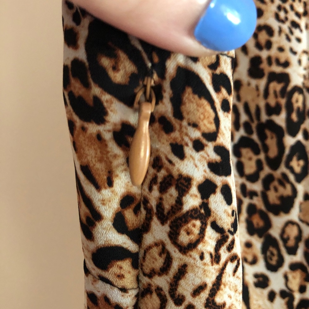 Nanette Lepore Sleeveless Leopard Midi Dress - Picture 4 of 8